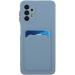 Buy Tivenfezk Nadoli Silicone Case for Samsung Galaxy A73 5G - Ultra Thin Shockproof Scratch-Resistant Wallet TPU Cover with Credit Card Holder - Gray - Buy Online on GoSupps.com