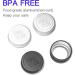 Extra Small Pill Box for Purse - 3 Pack ADHYRO Aluminum Mini Pill Organizer - Portable Lightproof Case for Vitamins Fish Oils & Supplements (Black Silver White - Buy Online on GoSupps.com
