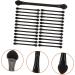 Healifty 75 Pcs Double Ended Eye Shadow Stick Sponge Makeup Applicator Eyeshadow Brush Makeup Lip Brush Miss 8.6X0.8CMx3pcs Blackx3pcs - Buy Online on GoSupps.com