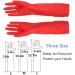 Cleaning Gloves Kitchen Gloves Dishwashing Long Sleeved Waterproof Latex Tool Gloves Dishwashing Gloves A-s - Buy Online on GoSupps.com