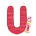 Lilliputiens 86771 fabric letters u