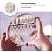 17 Tone Thumb Piano Mini Kalimba - Beginner Friendly 8 Keys Musical Instrument - Buy Online on GoSupps.com