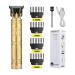 Razors T9 Original Hairdresser Set Coat Trimmer Men's Electric Razor Men's Lence Professional Haircut Razor(Golden Buddha)