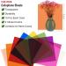 SYOGUA 135 Pcs Cellophane Sheets - 9 Colors & Iridescent Wrap Sheet - 7.5 x 7.5 inch Transparent Wrap for DIY Crafts & Gift Wrapping - Buy Online on GoSupps.com