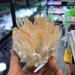 Crystal Rough 200-300G Natural Light Orange Crystal Flower Cluster Eliminating Stone Suitable for Home - Buy Online on GoSupps.com