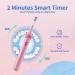 JTF Sonic Electric Toothbrush for Kids 3-12 | Rechargeable Pink Toothbrush with Smart Timer | 4 Kids Size Brush Heads Included - Buy Online on GoSupps.com