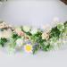 amangul Delicate Wedding Flower Decor Crowns Hair Hoops with Adjustable Ribbon for Women Wedding Party Photoshoot(Pink) - Buy Online on GoSupps.com