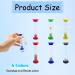 Colorful Hourglass Set for Kids | 6 Timers (30s to 5min) - Fun Timers for Toothbrushing Kitchen & Office Decor - Buy Online on GoSupps.com