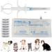 20 pieces 2.12x12mm Yanzeo pet-ID-Microchip 134.2 kHz ISO11784/ISO11784/FDX-B RFID-Tags 15 bit RFID-Mikrochip for dogs cats pigs laboratory animals microchip registration 20 PCs 2.12x12mm