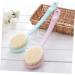 Healeved 2pcs Back Shower Brush Set - Bath Body Scrubber for Exfoliation and Relaxation - Buy Online on GoSupps.com