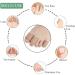 Silicone Toe Sleeves Tube Cuttable 2 Pack Soft Gel Toe Protect Cushion for Corns Calluses Bunion Treatment (for Small Toes-1.5cm) For Small Toes-15cm - Buy Online on GoSupps.com
