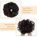 Messy Bun Hair Piece for Women | Thick Updo Scrunchie Hair Extension | Natural Black Mix Dark Auburn - 1 PCS - Buy Online on GoSupps.com