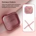 Allayu Portable Dental Case Retainer Braces Storage Box Seal Plastic Container with Partition Cotton Swab Holder for Home Pink S S Pink - Buy Online on GoSupps.com
