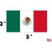 Mexico Mexican Flag Car Decal Sticker (3x5) - Rogue River Tactical - Buy Online on GoSupps.com