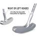 Acstar Junior Golf Putter | Graphite Kids Putter for Ages 3-5 | Left & Right Handed | 3 Sizes Available | Silver Head, Yellow Shaft, Blue Grip | 25 inch - Buy Online on GoSupps.com