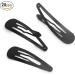 XCZYN 20 Pcs Snap Hair Clips Matte Finish Black Color Anti-slip Snap Clip Hair Accessories Metal Barrettes for Women Little Girls Lady Hair Styling (20 Pieces Black) 1 count (Pack of 20) Black - Buy Online on GoSupps.com