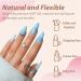 500 Almond Nail Tips - Acrylic Artificial Nails | 10 Sizes for Women & Girls - Premium Quality - Buy Online on GoSupps.com