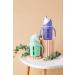 Glass Sippy Cup Set for Toddlers - 5oz - Spill-Proof Silicone Straw - Mint Green & Indigo Purple - BPA-Free - Buy Online on GoSupps.com