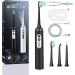 Cordless Electric Water Flosser Toothbrush with Replacement Heads - Portable & Rechargeable Advanced Oral Hygiene Kit for Teeth Cleaning & Flossing Plaque Remover Ideal for Travel & Braces Care