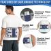 Men Lower Back Brace Women Lumbar Support Belt With 4 Support Stays Breathable Waist Decompression Band Back Pain Relief For Sciatica Scoliosis Herniated Disc (Color : Blue Size : L) lofty ambition Blue M - Buy Online on GoSupps.com
