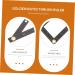 VINTORKY Golden Ratio Ruler 1pc Second Generation Scale Metal Dies Stainless Steel Ruler Eyebrow Ruler Tool Measuring Tool 25x5x0.6cm Black - Buy Online on GoSupps.com