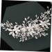 FRCOLOR Alloy Pearl Hair Comb wedding headpiece for bride flower hair comb wedding leaf wedding rhinestone hair accessories Headwear Decor diamond white bridesmaid Imitation pearls abs - Buy Online on GoSupps.com
