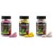 Tandem Baits 3-Er Set Superfeed Fluo Mini Dumbells Floating Flavor Mix Carp Pop Ups |Carp fishing without effort |Bait for Great Fish Angels |Carp accessories for professionals & hobby anglers 30g fluo mini dumbbells floating 30g taste mixture 3 pcs