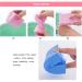 Nihexo Ultra Soft Exfoliating Sponge Shower Brush - 3PCS Bath Body Massager for Dead Skin Removal & Spa Care - Buy Online on GoSupps.com