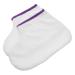 Healeved 1pair Waxed Feet Paraffin Wax Bath Paraffin Wax Foot Warming Cover Gloves Moisturizing Feet Socks Paraffin Wax Cover Spa Feet Cover Footmuff Insulation Wax Film Polyester White