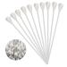 Pack of 100 Extra-Long 8 Oversized Cotton Swabs - 1/2 Diameter Swab - Non-Sterile, Plastic Shaft - Buy Online on GoSupps.com