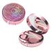 Sukpsy colorful glitter contact lens etui 5-in-1 portable driving contact lens-view container set with mirror tweezers remote tools solution bottle (A-pink)