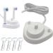 Electric Toothbrush Charger for Oral B Electric Toothbrush Replacement Charger with Toothbrush Holders Covers Model 3757SJ Portable Environmental ABS for Travel