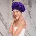 Satin Hair Drying Towel Satin Hair Towel Wrap Hair Poping Towel Satin Hair Towel for Women Anti-Frizz Satin Towel Protective Hair Turban Wrap for Most Hair Types Purple - Buy Online on GoSupps.com