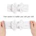 Xixkolyu Baby Girls Terris Band - White Stretchable Knitting Loop Hair Accessories for Newborns & Toddlers - Buy Online on GoSupps.com