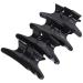 12 Black Hair Clips - Pro Salon Hair Clip Clamps & Hairpins for Hairdressing | International Shipping - Buy Online on GoSupps.com