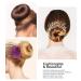 Kids 6PCS Ring Style Hair Donut Bun Maker for Short and Thin Hair - Small Size 2.5 Inch Brown - Chignon Doughnut Shaper - Buy Online on GoSupps.com