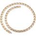 Smarter LifeStyle Elegant Titanium Magnetic Necklace For Neck and Shoulders - Silver & Gold - Buy Online on GoSupps.com