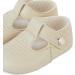 Baypods Baby Shoes - Unisex Soft Soled Pre Walker Shoes - T Bar Style Made in England - B625 - Size 0 UK Child - Biscuit - Buy Online on GoSupps.com