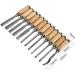 Chiyuehe Professional Wood Carving Chisel Set - 12 Piece Sharp Woodworking Tools w/Carrying Case - Great for Beginners - Buy Online on GoSupps.com