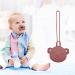 Renywosi Pacifier Holder Set - Silicone Pacifier Chain for Babies | Easy to Clean & Perfect for Travel Picnic & Camping - Buy Online on GoSupps.com