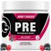 Honey Badger Pre Workout Powder Keto Vegan Preworkout for Men & Women Beta Alanine & Caffeine Sugar Free 30 Servings - Wild Berry