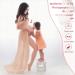 FEOYA Maternity Chiffon Lace Maxi Dress XL - Strapless Gown for Pregnant Women Photography - Orange - Buy Online on GoSupps.com