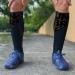 Unisex PRO Calf Compression Sleeves for Running - 7mm Black L/XL | Footless Compression Socks for Performance & Recovery - Buy Online on GoSupps.com
