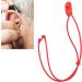 Hearing Aid Holder Portable Silicone Hearing Aid Clip for Children for BTE for Adults for Seniors (Red) - Buy Online on GoSupps.com