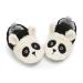 RVROVIC Baby Boys Girls Plush Winter Snow Boots Bowknot Anti Slip Warm Fleece Infant Boots Toddler Prewalkers 12-18 Months B White Panda