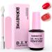 Gel Nail Polish Remover BORNBYME 3 PCS Nail Gel Polish Remover Kit Quick Remove Sock-off Gel Nails False Nail Tips Acrylic Nail Remover