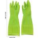 NGUMMS Kitchen Gloves for Washing Dishes | Household Cleaning Gloves 1 Pair | Waterproof Dishwashing Gloves Reusable Household Gloves Latex Thicken Kitchen Cleaning Housework Tools - Buy Online on GoSupps.com