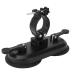 Massage pistol holder for the back strong suction power free-handed massage pistol wall bracket self-muscle massage gun holder for all massage guns