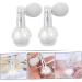 FOMIYES 2pcs Spray Glitter Mist Spray Bottle Spray Powder Makeup Hair Decor Clear Plastic White Make up White 7.5x6cm - Buy Online on GoSupps.com