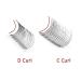Obeyalash 3D-0.07C 10mm Pre Fanned Volume Lash Extensions - Long Stem Handmade Premade Fans - Buy Online on GoSupps.com